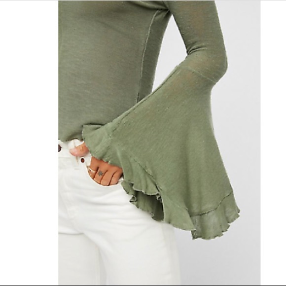 Green Free People Long sleeve - Picture 11 of 12